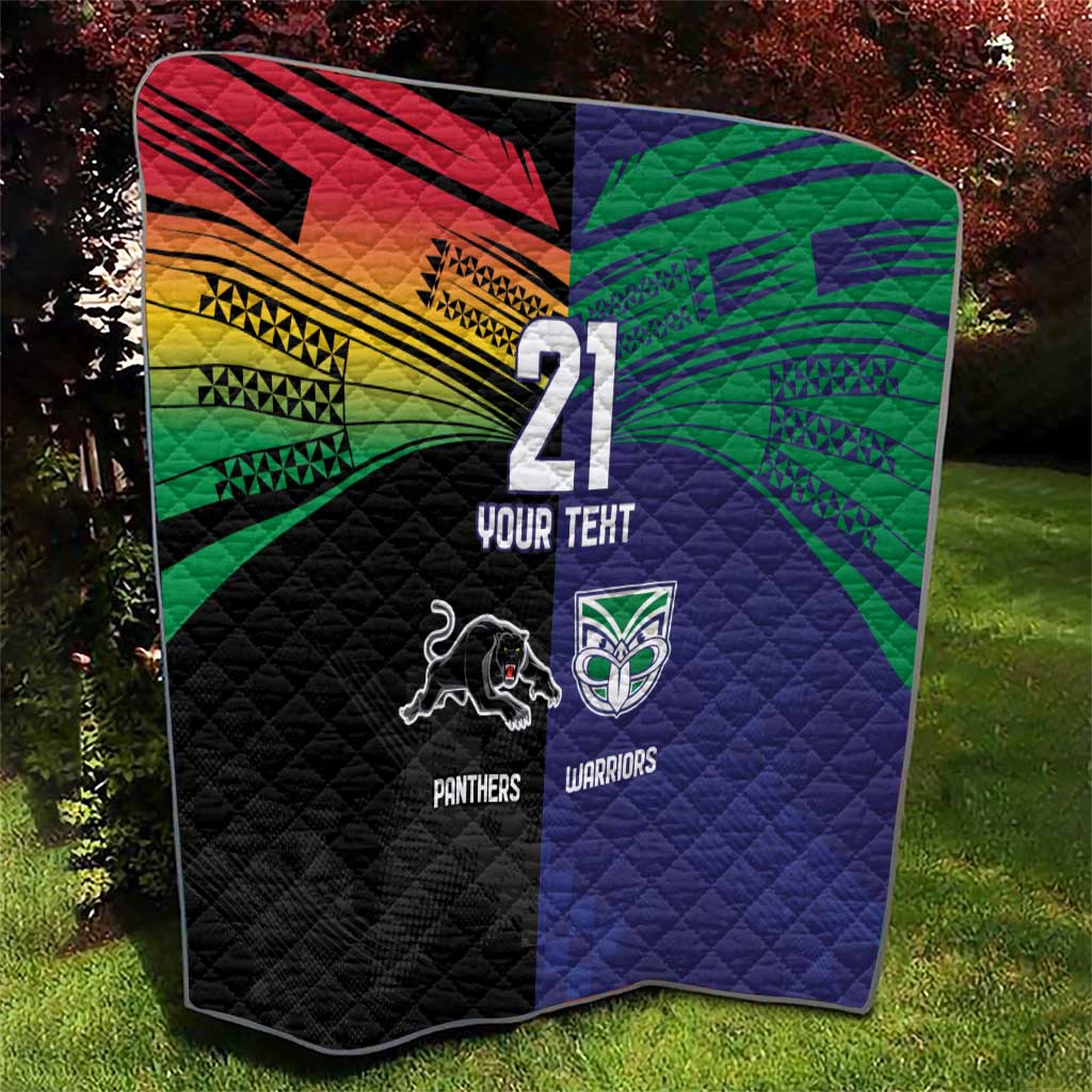 Custom Warriors-Panthers Quilt Together Sporty Style
