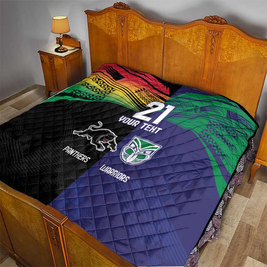 Custom Warriors-Panthers Quilt Together Sporty Style