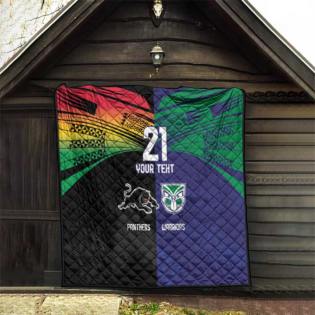 Custom Warriors-Panthers Quilt Together Sporty Style