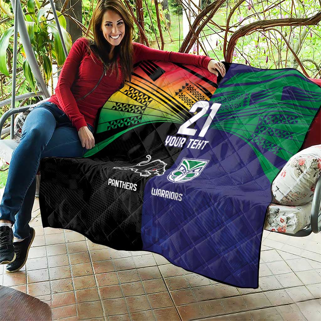 Custom Warriors-Panthers Quilt Together Sporty Style