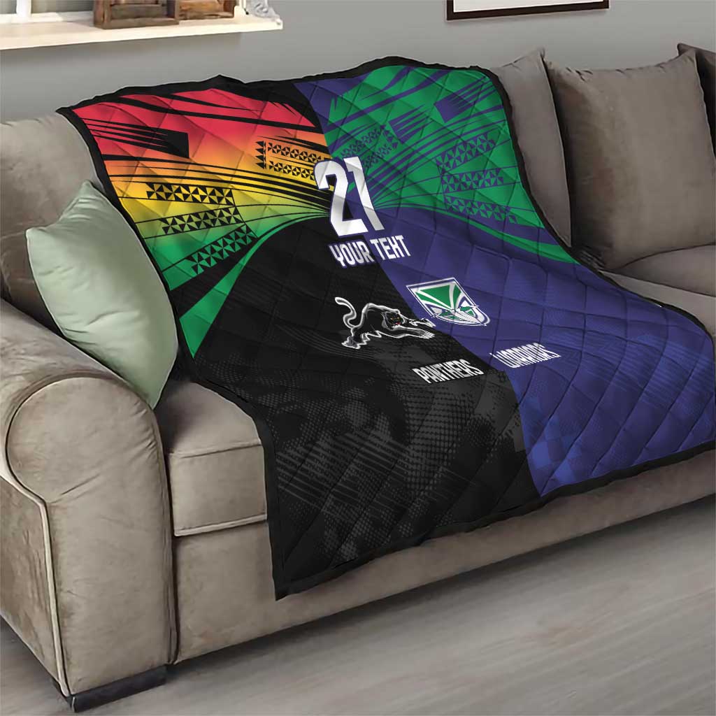 Custom Warriors-Panthers Quilt Together Sporty Style