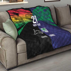 Custom Warriors-Panthers Quilt Together Sporty Style