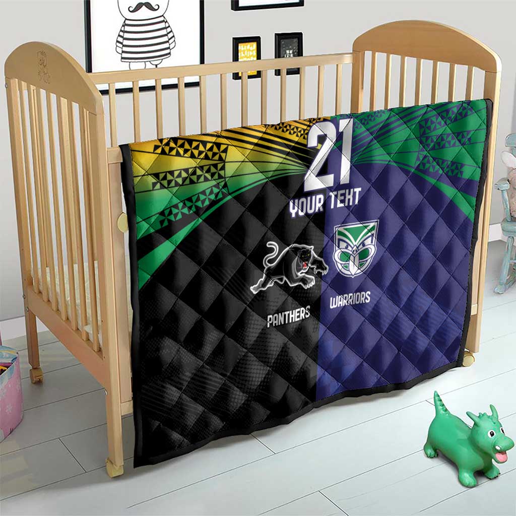 Custom Warriors-Panthers Quilt Together Sporty Style