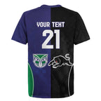Custom Warriors-Panthers Rugby Jersey Together Sporty Style