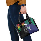 Custom Warriors-Panthers Shoulder Handbag Together Sporty Style