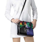Custom Warriors-Panthers Shoulder Handbag Together Sporty Style