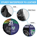 Custom Warriors-Panthers Spare Tire Cover Together Sporty Style