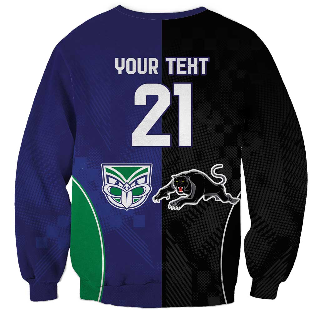 Custom Warriors-Panthers Sweatshirt Together Sporty Style