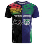 Custom Warriors-Panthers T Shirt Together Sporty Style