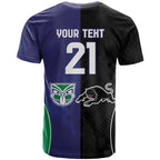 Custom Warriors-Panthers T Shirt Together Sporty Style