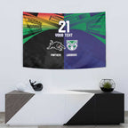 Custom Warriors-Panthers Tapestry Together Sporty Style