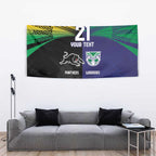 Custom Warriors-Panthers Tapestry Together Sporty Style