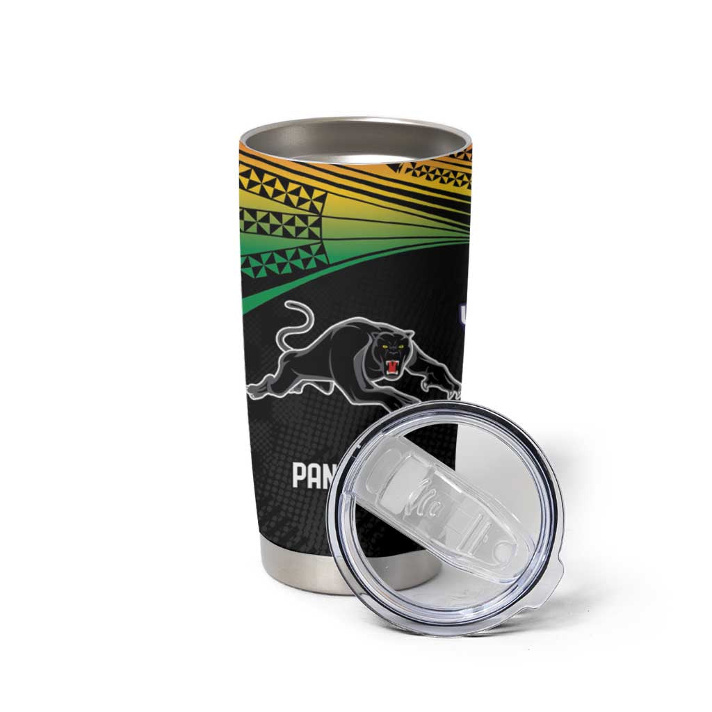 Custom Warriors-Panthers Tumbler Cup Together Sporty Style