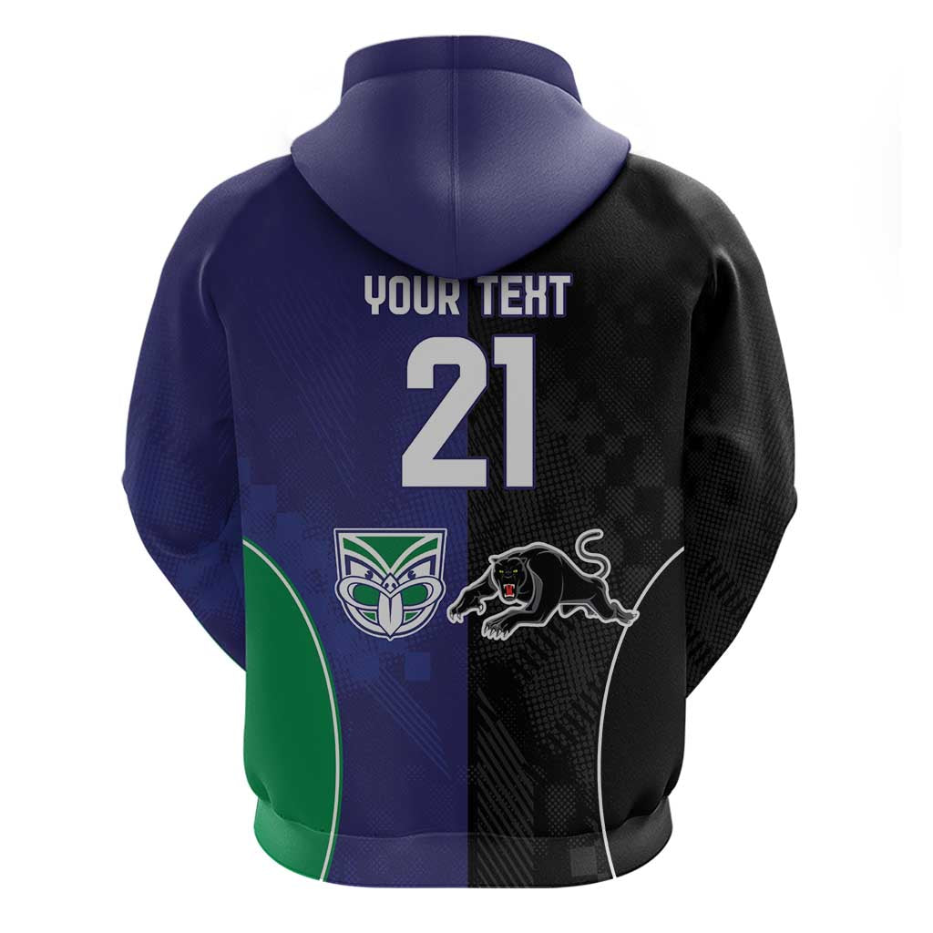 Custom Warriors-Panthers Zip Hoodie Together Sporty Style