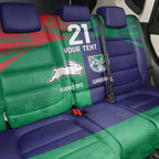 Custom Warriors-Rabbitohs Back Car Seat Cover Together Sporty Style