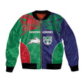 Custom Warriors-Rabbitohs Bomber Jacket Together Sporty Style