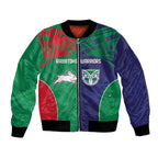 Custom Warriors-Rabbitohs Bomber Jacket Together Sporty Style