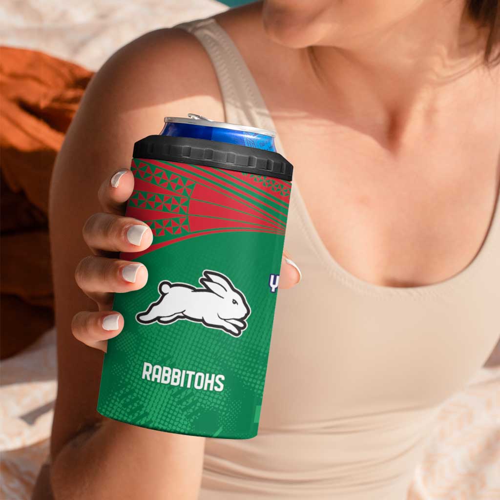 Custom Warriors-Rabbitohs 4 in 1 Can Cooler Tumbler Together Sporty Style