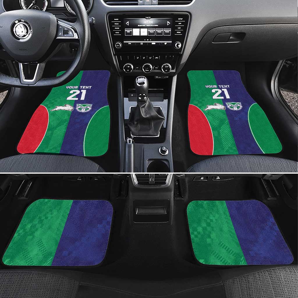 Custom Warriors-Rabbitohs Car Mats Together Sporty Style