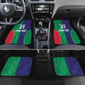 Custom Warriors-Rabbitohs Car Mats Together Sporty Style