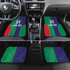 Custom Warriors-Rabbitohs Car Mats Together Sporty Style