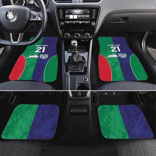 Custom Warriors-Rabbitohs Car Mats Together Sporty Style