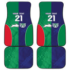 Custom Warriors-Rabbitohs Car Mats Together Sporty Style
