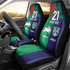 Custom Warriors-Rabbitohs Car Seat Cover Together Sporty Style