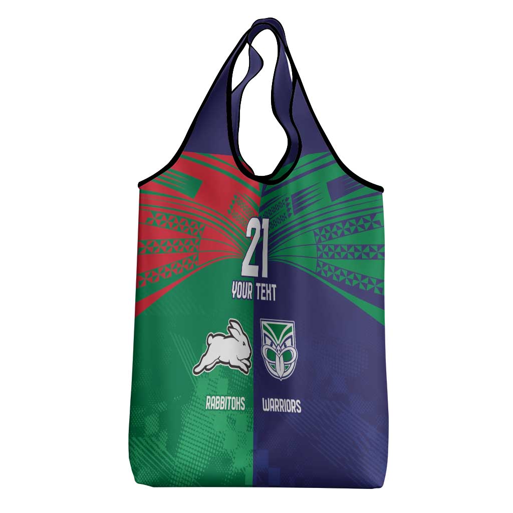 Custom Warriors-Rabbitohs Grocery Bag Together Sporty Style