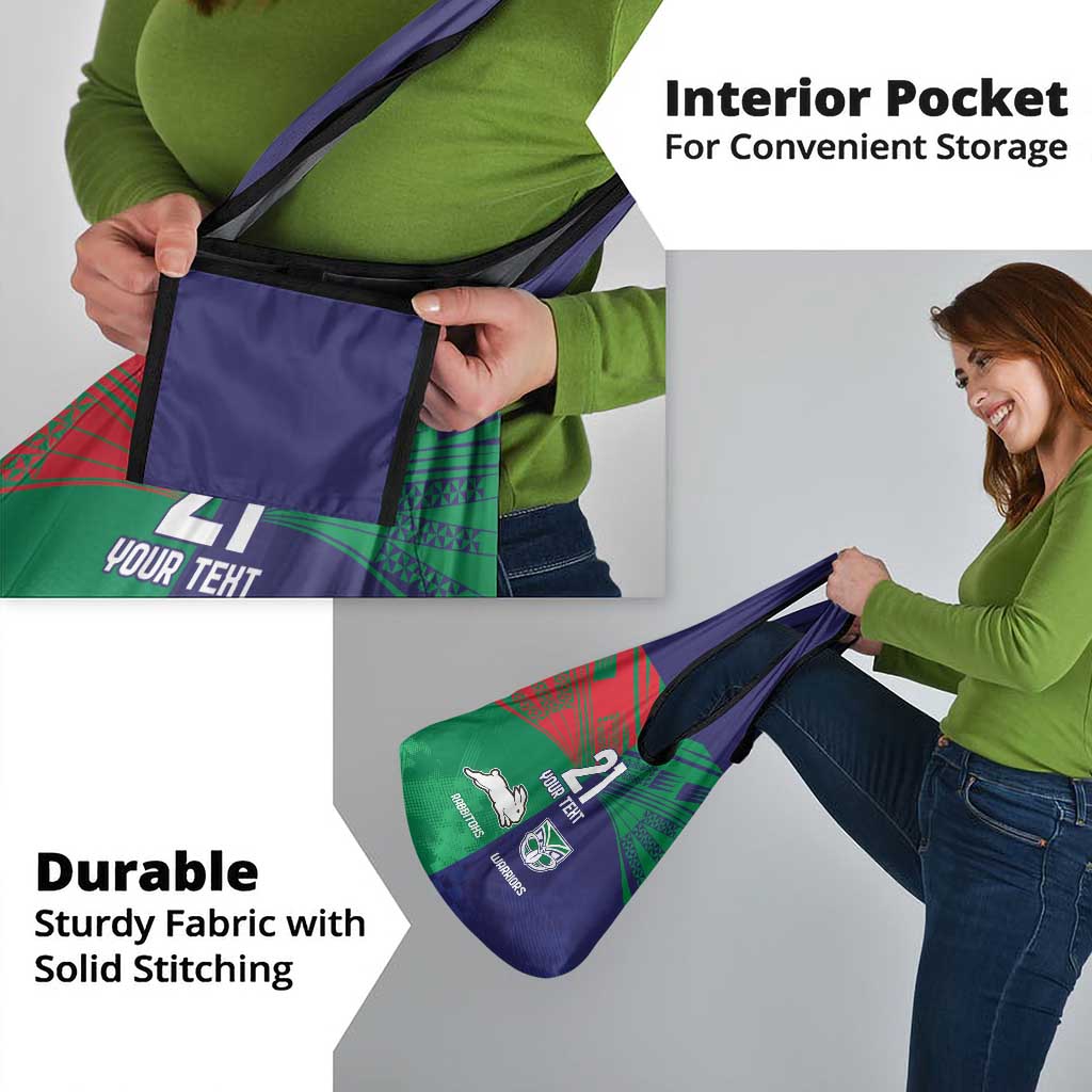 Custom Warriors-Rabbitohs Grocery Bag Together Sporty Style