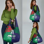 Custom Warriors-Rabbitohs Grocery Bag Together Sporty Style