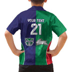 Custom Warriors-Rabbitohs Hawaiian Shirt Together Sporty Style