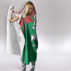 Custom Warriors-Rabbitohs Hooded Blanket Together Sporty Style