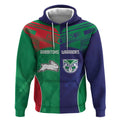 Custom Warriors-Rabbitohs Hoodie Together Sporty Style