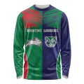 Custom Warriors-Rabbitohs Long Sleeve Shirt Together Sporty Style