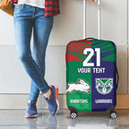 Custom Warriors-Rabbitohs Luggage Cover Together Sporty Style