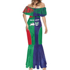 Custom Warriors-Rabbitohs Mermaid Dress Together Sporty Style