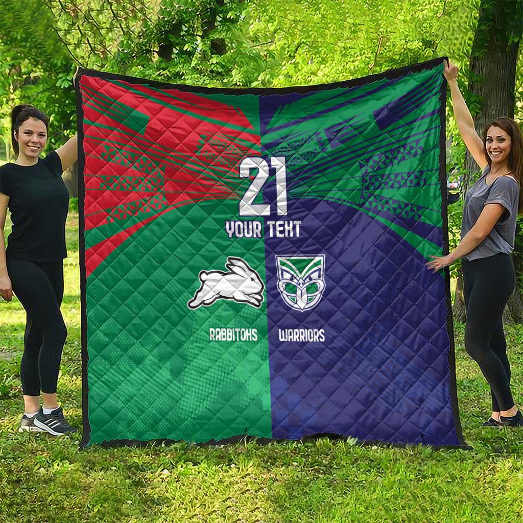 Custom Warriors-Rabbitohs Quilt Together Sporty Style