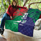 Custom Warriors-Rabbitohs Quilt Together Sporty Style