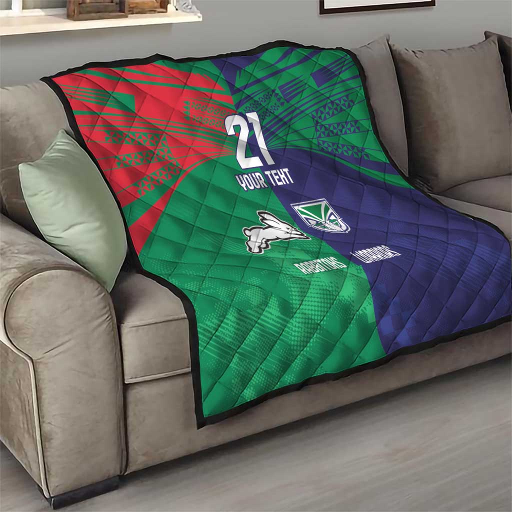 Custom Warriors-Rabbitohs Quilt Together Sporty Style