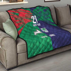 Custom Warriors-Rabbitohs Quilt Together Sporty Style