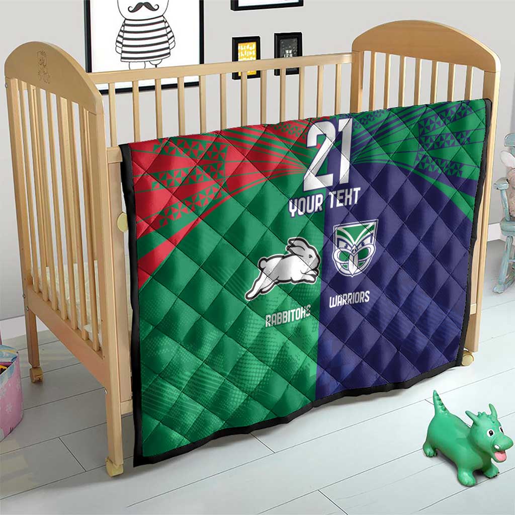 Custom Warriors-Rabbitohs Quilt Together Sporty Style