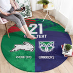 Custom Warriors-Rabbitohs Round Carpet Together Sporty Style