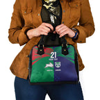 Custom Warriors-Rabbitohs Shoulder Handbag Together Sporty Style