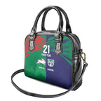Custom Warriors-Rabbitohs Shoulder Handbag Together Sporty Style