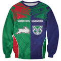 Custom Warriors-Rabbitohs Sweatshirt Together Sporty Style