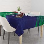 Custom Warriors-Rabbitohs Tablecloth Together Sporty Style