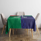 Custom Warriors-Rabbitohs Tablecloth Together Sporty Style