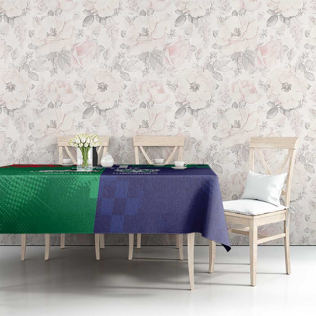 Custom Warriors-Rabbitohs Tablecloth Together Sporty Style