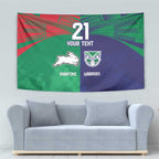 Custom Warriors-Rabbitohs Tapestry Together Sporty Style